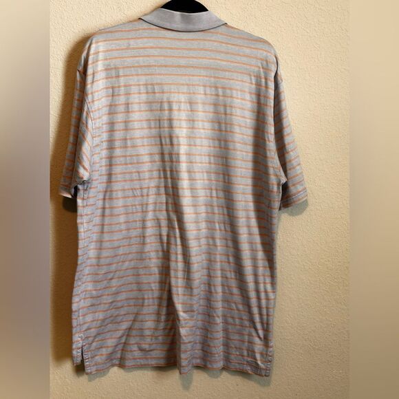 Peter Millar Striped Polo Men's Size Large - Picture 3 of 4
